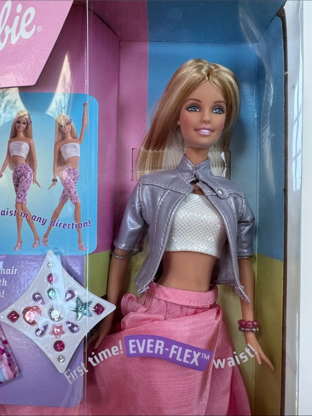 Vintage 2000 NEW IN BOX Jewel Girl Barbie with Ever Flex Waist